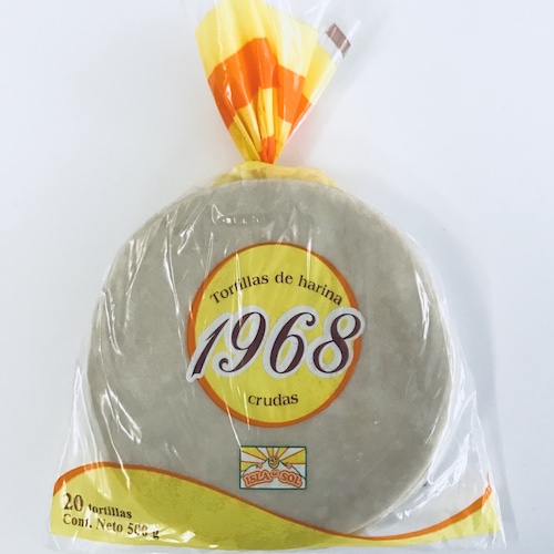 Tortilla de Harina Cruda